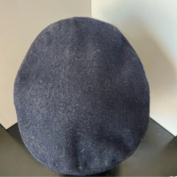 Vintage Golden Gate Hat Company Blue Fitted Mens Wool Greek Fisherman's Cap Size - Picture 5 of 13